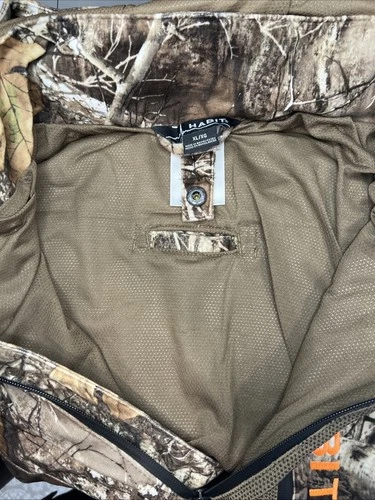 NWT Habit Ripley Trail Waterproof Hunting Jacket XL Realtree Camo Scent Factor image 12
