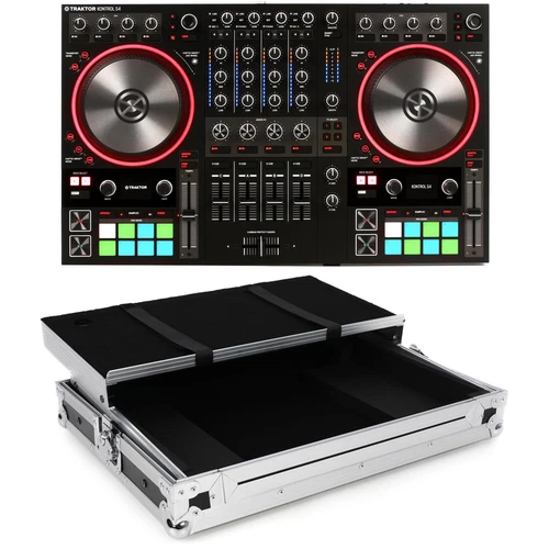 Native Instruments Traktor Kontrol S4 MK3 4-channel DJ Controller with Case