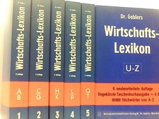 Dr. Gablers Wirtschafts-Lexikon: Erster Band ...