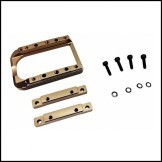 Ricambi Hong Nor X5B 1/8 Buggy Supporto motore CNC 7075 X3S-35