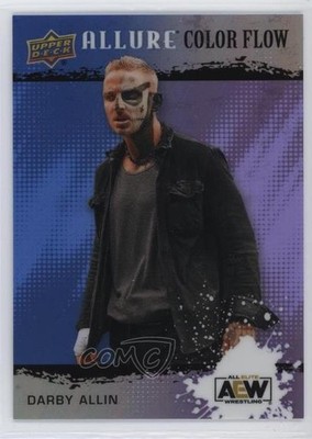 2022 Upper Deck Allure AEW Color Flow Blue Purple 94/199 Darby Allin #R-45 0zi0
