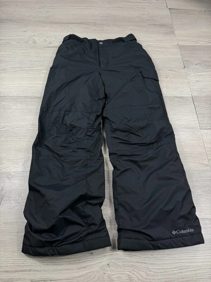 Columbia Pantalones Juveniles M Negro 10/12 Starchaser Peak II Impermeable Tabla de Esquí Nieve Foto 2 de 4