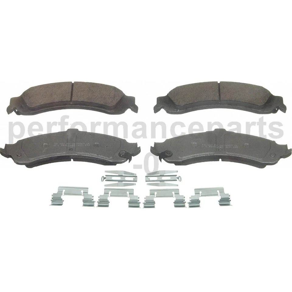 Rear Disc Brake Pad Set Disc Brake Rotor for Chevrolet Suburban 1500 2000-2003 - Image 2 of 4
