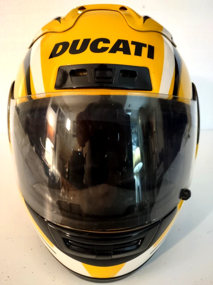 Casco de motocicleta Suomy Ducati Corse cara completa talla mediana necesita nuevo techo Foto 2 de 4