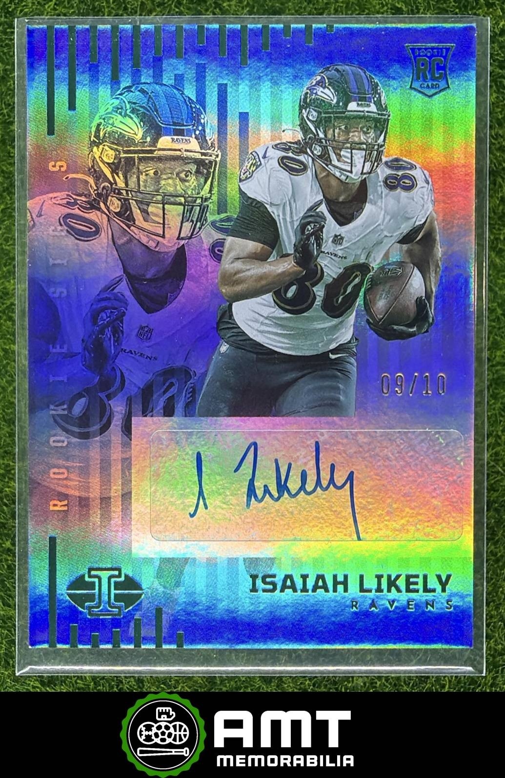 Isaiah Likely Panini Illusions Rookie Signs #RSIL Green