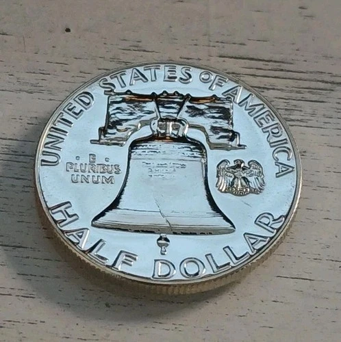 1959-P Mirror-like Gem Proof Franklin Half Dollar - Free Shipping!