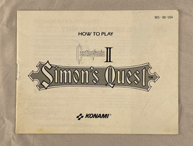 Castlevania II Simon's Quest 2 REV-A Completo en Caja CIB (1988, Nintendo NES)