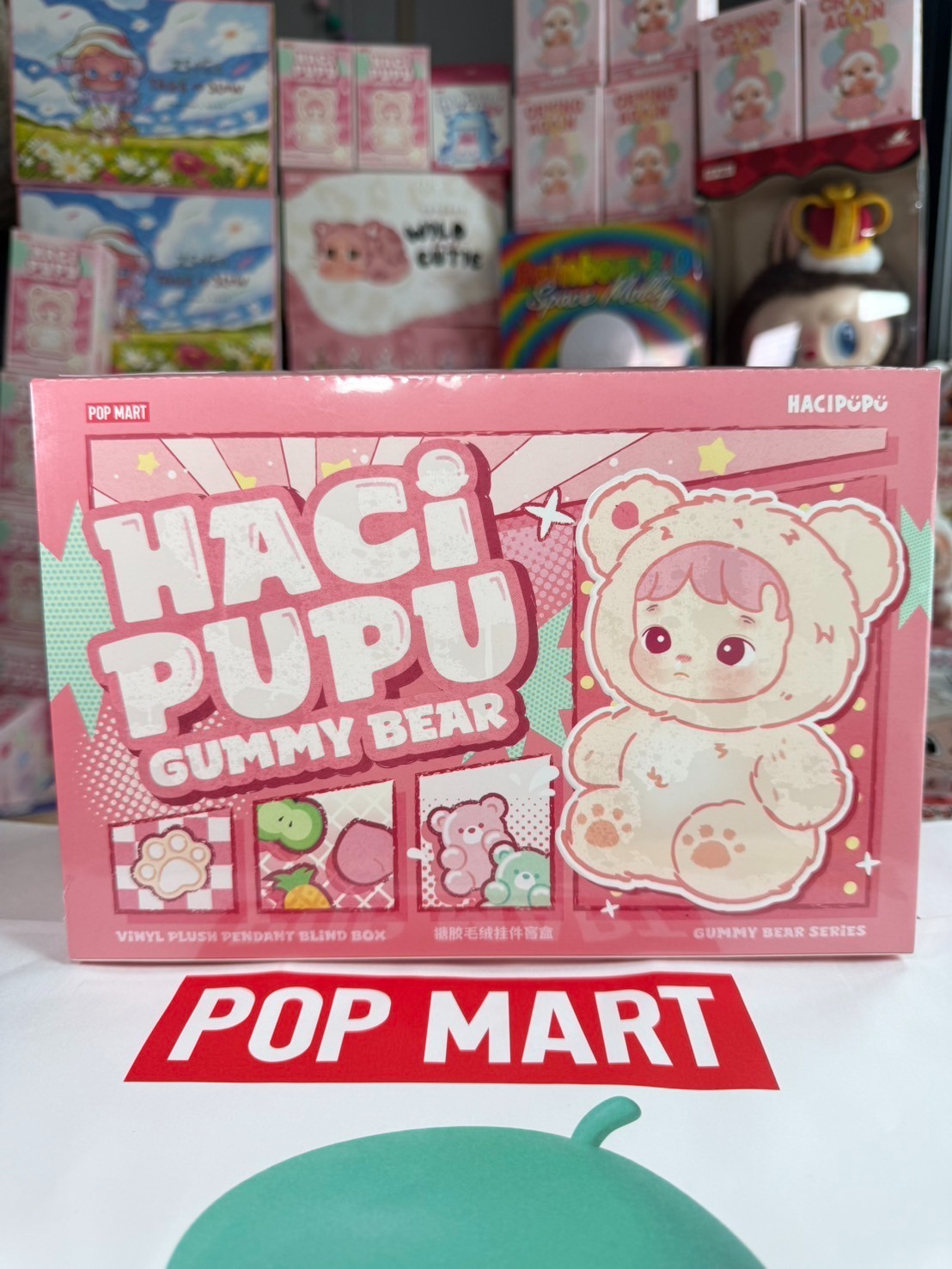 POP MART Hacipupu Gummy Bear Series-Vinyl Plush Pendant Blind Box