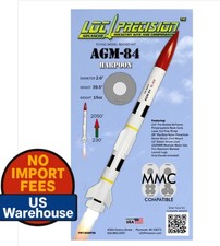 LOC Precision Flying Model Rocket Kit 2.63" AGM-84 Harpoon LOC TWT-HARP26