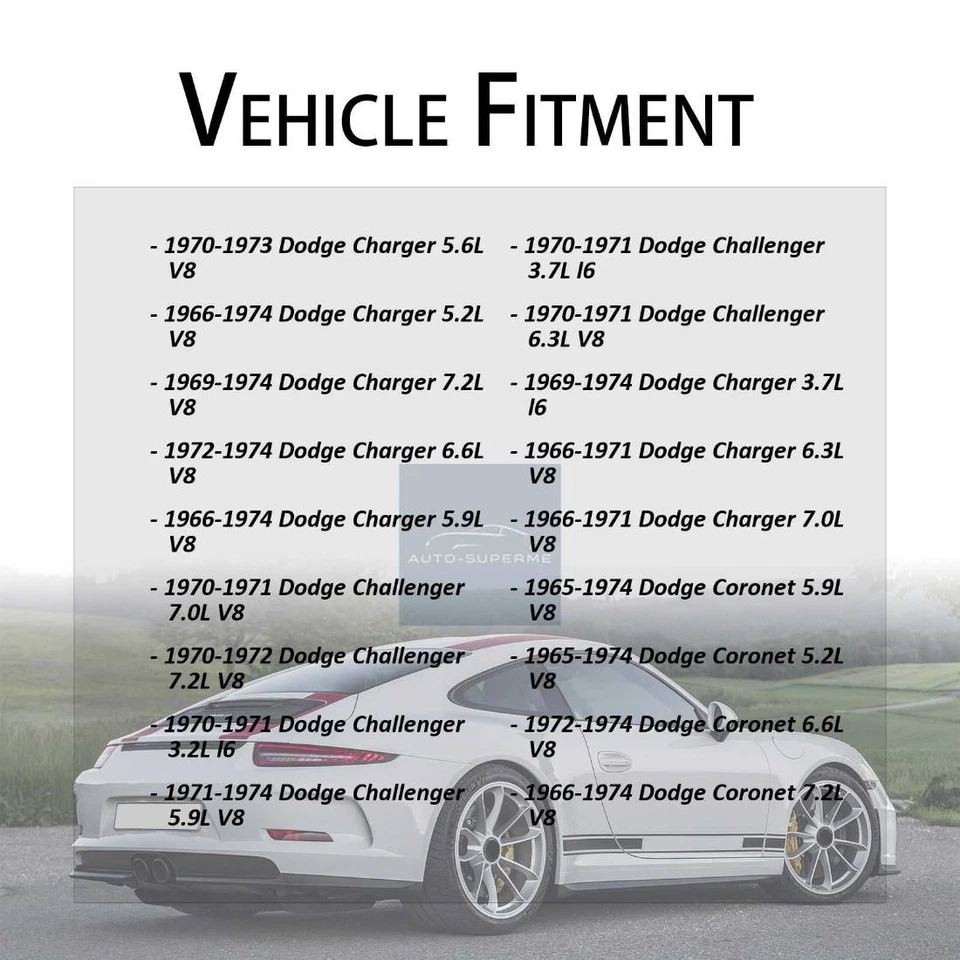 动力转向泵 适用于 1969 道奇 Dart 4.5L 1969 道奇 Dart 6.3L — 第 2/4 张图片