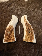 Smith&Wesson K Frame Grips | Elk/Stag | Handmade | Premium A Grade