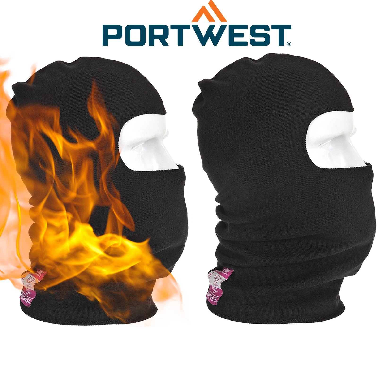 2x Portwest Modaflame Fire Flame Resistant Balaclava Head Face Mask Black Bulk
Opens in a new window