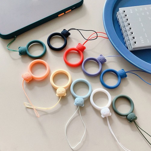 10 Pcs Handytasche Mit Ringschnalle Praktisches Schlüsselband Fingerring - Zdjęcie 9 z 12