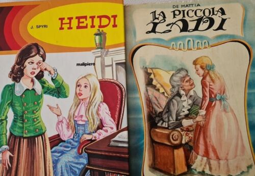 Lotto HEIDI-Malipiero  1978  e LA PICCOLA LADI Ed. BOSCHI 1954 - Foto 1 di 10
