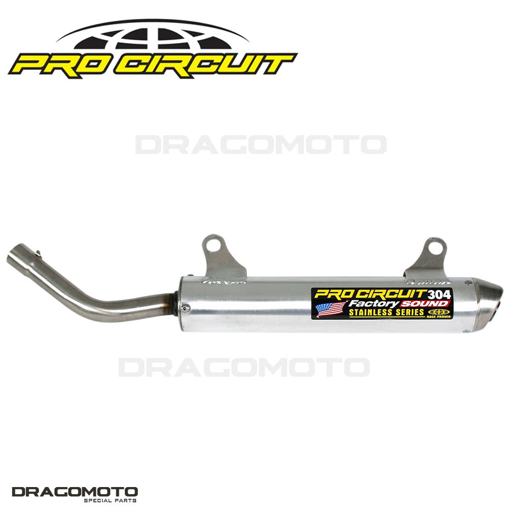 Pot echappement PRO CIRCUIT 304 pour moto cross YAMAHA WR 250 Z de 1994 a 1997