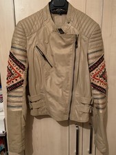 Leather Jacket Bershka Size Xs