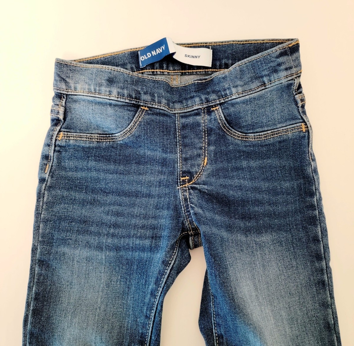 Old Navy Girls Size Small 6-7 Skinny Jeans Jeggings Blue Mid Rise Stretch  EUC