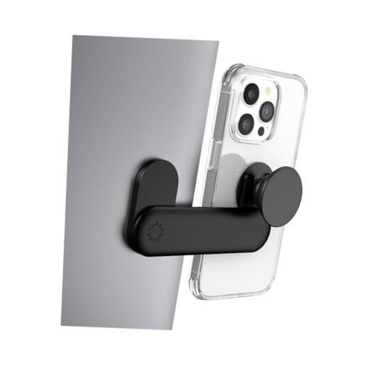 Laptop Mount for Phone Grip, Phone Mount, Phone Holder for Laptop - Black