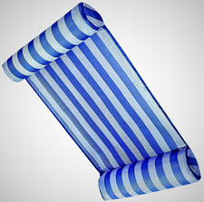 ExtraFunn Swimming Hammock Pool Float-Blue Stripes ,52 Inch .X 27 Inch