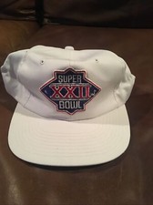 Rare Vintage Washington Redskins Super Bowl XXII Champion White Cap Hat