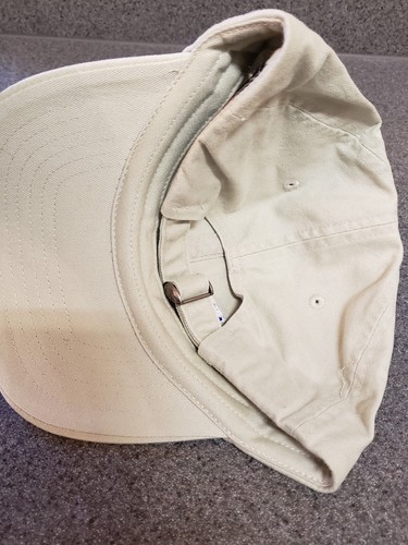 GM General Motors Hat Adjustable Baseball Cap ASSET CENTRAL Tan Beige - Picture 4 of 5