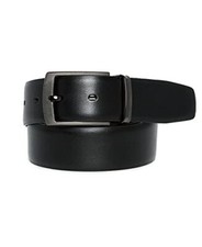 Men's Textured Pattern Buckle Reversible Belt Top Gift For Birthday and Family