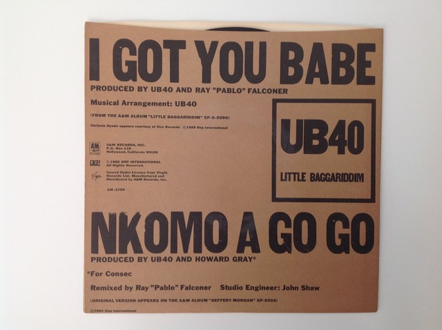 Ub40 I Got You Babe Original