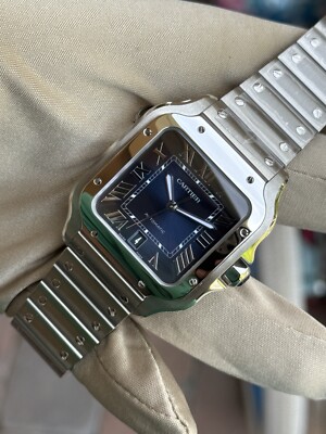 Cartier Santos de Cartier Blue Watch - WSSA0030 WSSA0071 2025 NEW