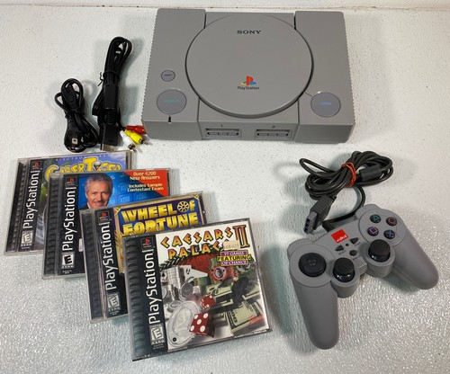 Sony Playstation PS1 Video Game Bundle SCPH-5501 Console System, Tested #9