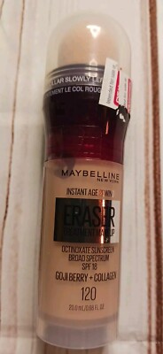 Maybelline Instant Age Rewind Eraser Treat. Makeup .68oz. New; Shade 120