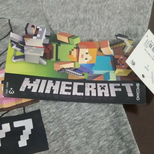 MINECRAFT MOJANG KID'S SHORT SLEEVE QUESTING 24/7 T-SHIRT NEW OFFICIAL LICENSED - Picture 4 of 7