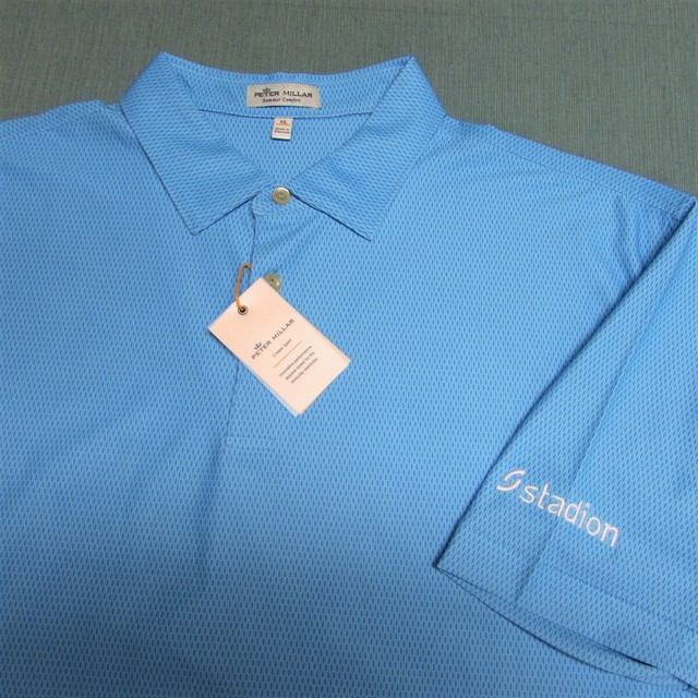 PETER MILLAR SUMMER COMFORT GOLF SHIRTXLLOGOUNWORN!!NEW!!TAGS