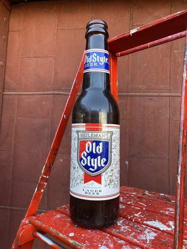 VTG 1970s Oversized Old Style Beer Bottle Advertisement Bar Sign Chicago Display