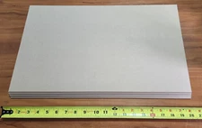 (5) ACRYLIC CELL CAST SHEET CLEAR  1/8" X 12" X 20" LOT OF 5