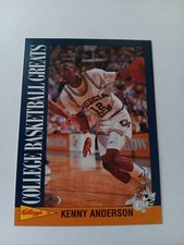 1992-93 Kellogg's Raisin Bran College Basketball Greats Kenny Anderson #1 NM/MT