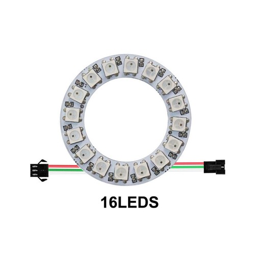 DC 5V WS2812B WS2812 Led Digital Panel Screen 5050 RGB Ring Addressable Pixels - Picture 11 of 18