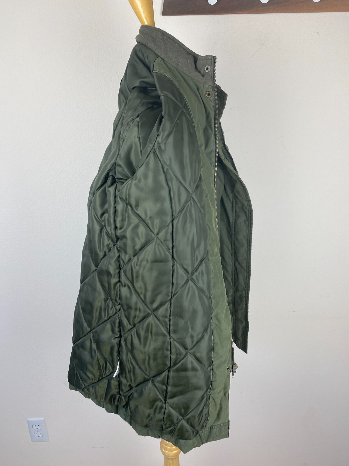 BASIC EDITIONS Winter Parka Forest Green Jacket M… - image 8