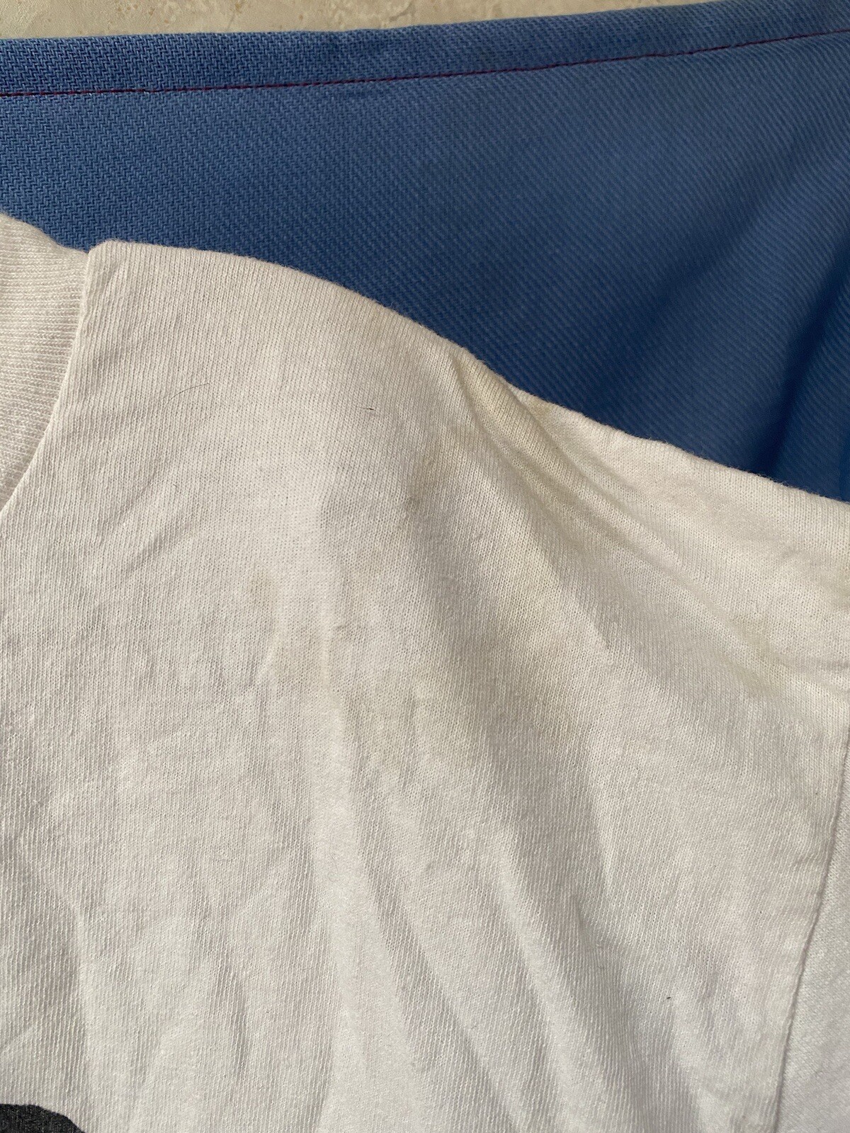 Michael Johnson White Red Retro Basic Tee - image 3