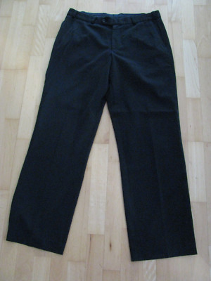 Remus Uomo Herren Hose Gr. 36 schwarz Disegno-Originale Stretch Stoffhose
