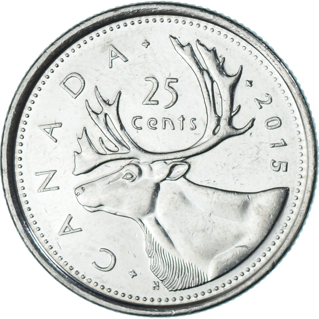 [#1349178] Coin, Canada, 25 Cents, 2015 | eBay