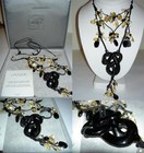 Authentic $2895 LALIQUE Serpent Pierres Fines Quartz Crystal Necklace #037/188 — photo 3