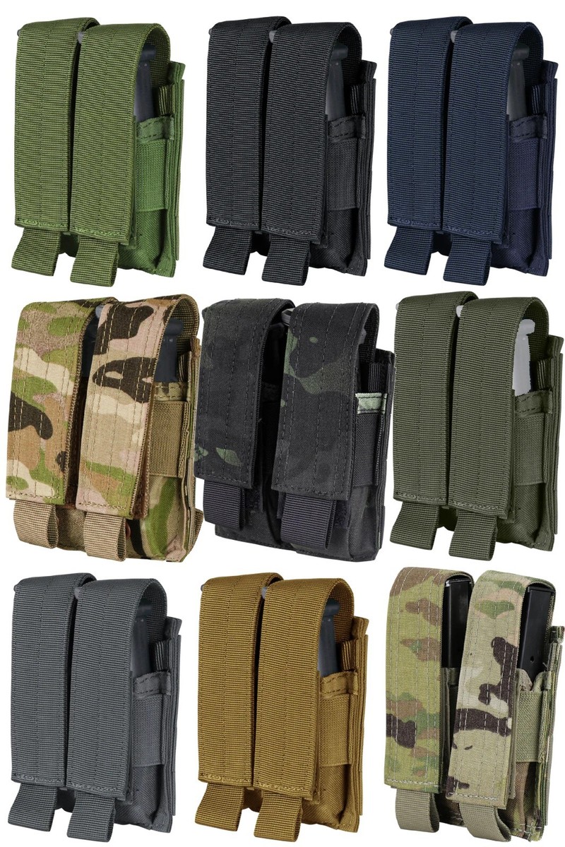 Condor Double M4 Magazine Pouch - Multicam Pattern For Tactical Gear
