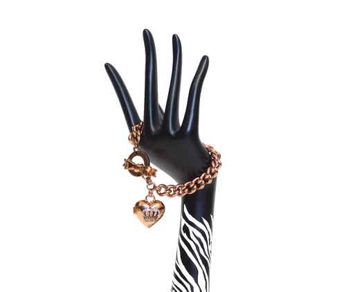 JUICY COUTURE ハートチャーム トグルブレスレット 関税送料無料 JUICY COUTURE GOLD TONE CHARM BRACELET WITH HEART & J CHARMS