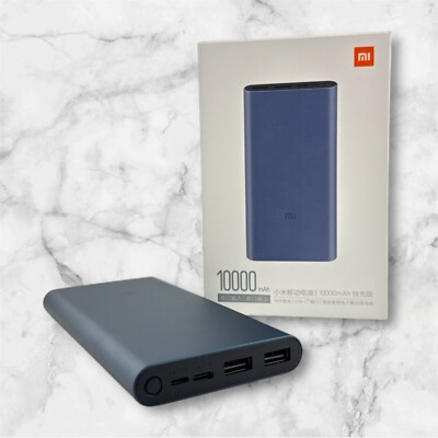 3rd Gen Xiaomi 10000 mAh Power Bank Dual input output Support fast Charging 