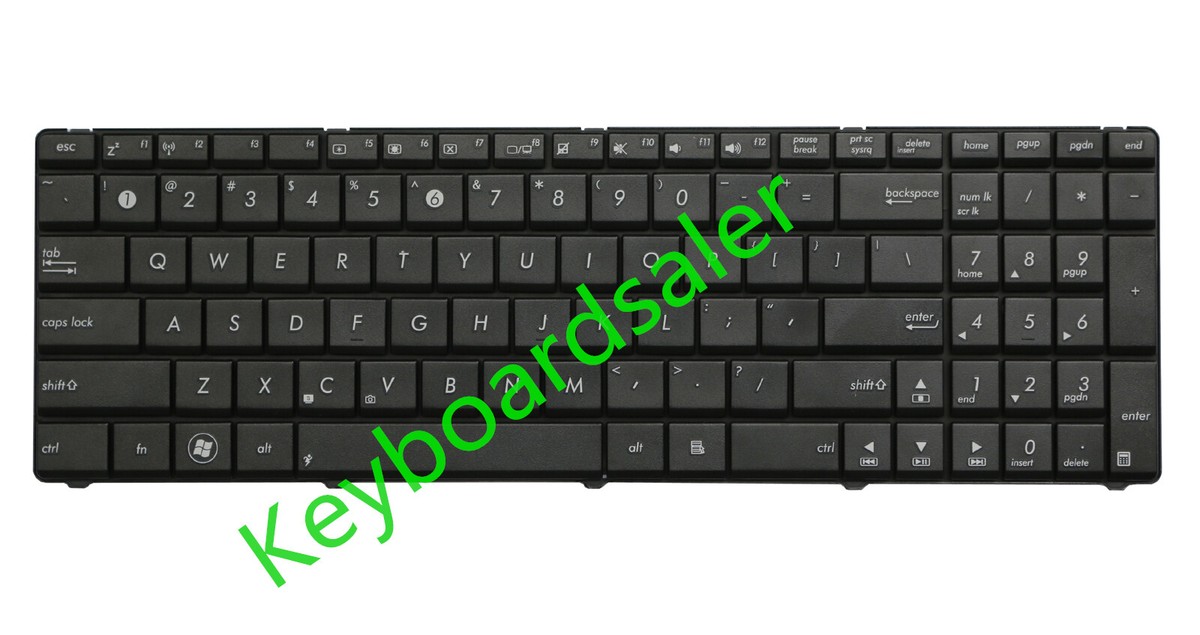 Replacement Laptop Keyboard For ASUS K72 K52 G51 G60 G73 A53 – Black QWERTY