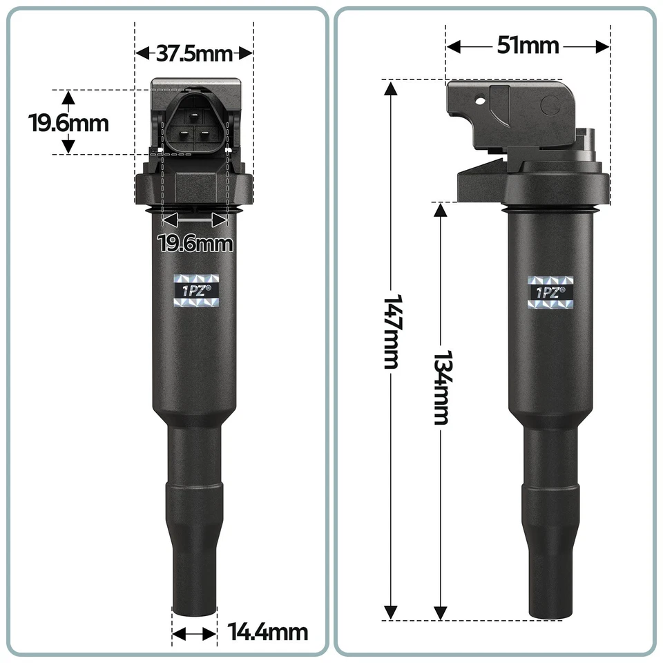 6x OEM Ignition Coil & Iridium Spark plug for BMW 228i 320i 328i 428i 528i UF592 - Image 2 of 4