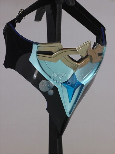 Anime Genshin Impact Fatui The Doctor Dottore Half Face Mask Cosplay Props 1PC - Picture 3 of 9