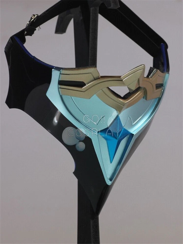 Anime Genshin Impact Fatui The Doctor Dottore Half Face Mask Cosplay Props 1PC - Image 3 of 4