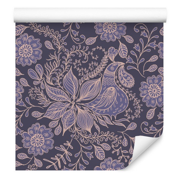 10M Vlies Blumen Tapete VöGel BläTter Ornamente Xxl 2883-image