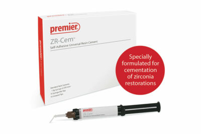 Premier Dental ZR-Cem Self-Adhesive Resin Cement Zirconia crowns 8gm TR shade